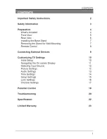 Preview for 2 page of Seiki SE60GY24 User Manual