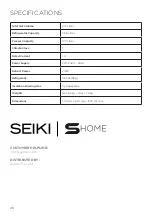 Preview for 20 page of Seiki SHOME SC-430AU8TMSS Instruction Manual