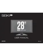 Preview for 1 page of Seiki SM28UTR User Manual