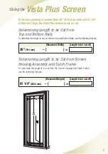 Предварительный просмотр 7 страницы Seiki Vista Plus Screen Installation Manual