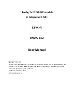 Seiko Epson DNUK-E92 User Manual preview