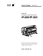 Preview for 1 page of Seiko I Infotech IP-260 User Manual