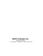 Preview for 146 page of Seiko Precision BX-900 Owner'S Manual