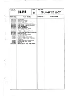 Preview for 3 page of Seiko 0439A Technical Manual