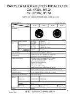 Seiko 4F32A Technical Manual preview