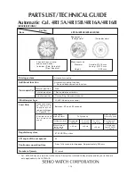 Preview for 1 page of Seiko 4R15A Technical Manual