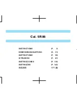 Seiko 5R86 Instructions Manual preview