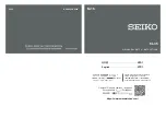 Seiko 6L35 Instructions Manual предпросмотр