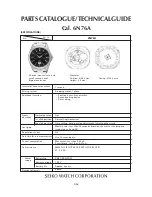 Seiko 6N76A Technical Manual preview