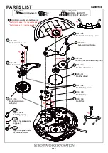 Предварительный просмотр 5 страницы Seiko 6R15C Parts List/Technical Manual