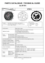 Предварительный просмотр 1 страницы Seiko 8T67A Parts Catalogue /Technical Manual