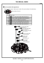 Предварительный просмотр 9 страницы Seiko 8T67A Parts Catalogue /Technical Manual