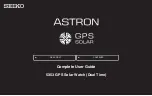 Предварительный просмотр 1 страницы Seiko GPS SOLAR ASTRON 5X53 Complete User Manual