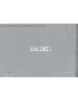 Preview for 8 page of Seiko H357 Instruction Book