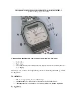 Seiko H558 Instructions preview