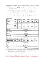 Preview for 2 page of Seiko LSC-8B-I.8BL-1 Operating Instructions Manual