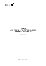 Seiko LTPH245 Technical Reference предпросмотр