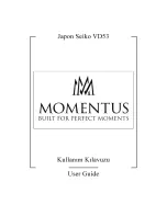 Seiko MOMENTUS CC238 User Manual preview