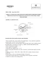 Preview for 4 page of Seiko MOMENTUS CC238 User Manual