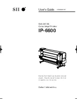 Seiko OC CS 6060 IP-6600 User Manual preview