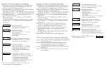 Preview for 4 page of Seiko QHL073 Instruction Manual