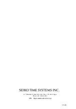 Preview for 44 page of Seiko QT-7800 Series Operating Manual