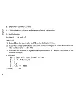 Preview for 8 page of Seiko Rotary Slide Rule Manual