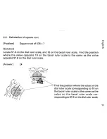 Preview for 11 page of Seiko Rotary Slide Rule Manual