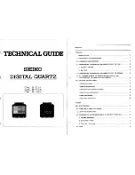 Предварительный просмотр 4 страницы Seiko SP11 Technical Manual