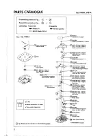 Preview for 2 page of Seiko V400A Parts Catalogue /Technical Manual