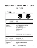 Seiko YT57B Technical Manual preview