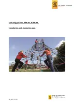 Seilfabrik Ullmann Climbing pyramid 750 Installation And Foundation Plan preview