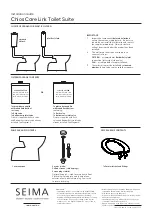 Preview for 1 page of Seima Chios Care Link Toilet Suite Installation Manual