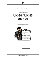 Seip UK 100 Installation Instructions Manual preview