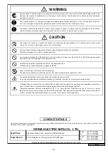 Предварительный просмотр 3 страницы Seiwa LCTX0004V2 Installation Manual