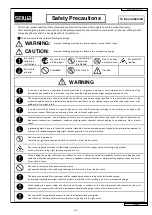 Предварительный просмотр 5 страницы Seiwa LKAB07034 Instruction Manual