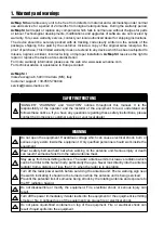 Preview for 2 page of Seiwa SI-TEX MDS-12 Warning And Installation Manual