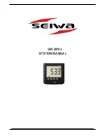 Предварительный просмотр 1 страницы Seiwa SW RP03 System Manual