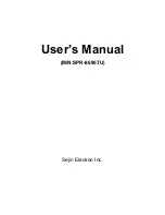 Sejin Electron SPR-8695TU User Manual preview