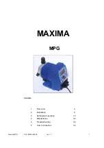 Предварительный просмотр 1 страницы Seko Maxima MPG Manual