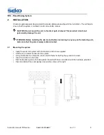 Предварительный просмотр 4 страницы Seko TDS DA-115 Instruction Manual