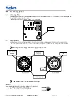 Предварительный просмотр 7 страницы Seko TDS DA-115 Instruction Manual