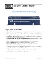 Sel SEL-3061 Quick Start Manual preview