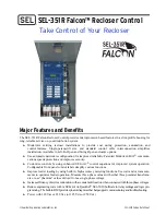 Предварительный просмотр 1 страницы Sel SEL-351R Falcon Manual