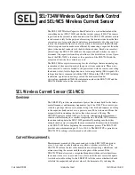 Preview for 1 page of Sel SEL-WCS Manual