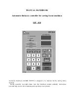 Preview for 1 page of Selbit ISP - 010 Manual Handbook