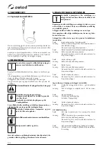 Preview for 118 page of Selco Genesis 1100 Instruction Manual