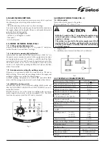 Preview for 9 page of Selco GENESIS 145 Repair Manual