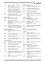 Preview for 191 page of Selco Genesis 1700 BLH Instruction Manual