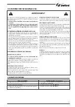 Preview for 5 page of Selco genesis 200 ac-dc/tlh Instruction Manual